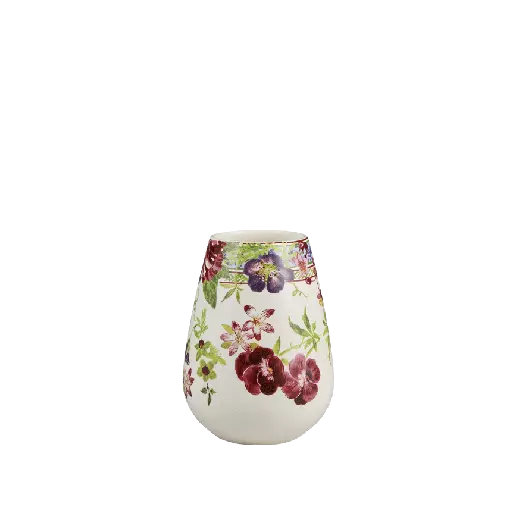 Gien Pivoines Bleues Japanese vase