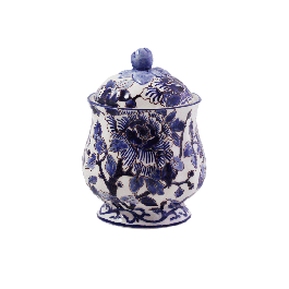 Gien Pivoines Bleues Japanese vase